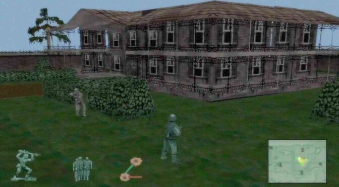 Army Men 3D Grey Colonel Mansion