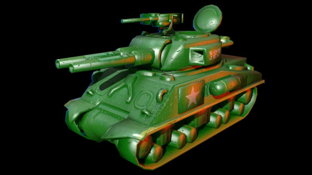 Plastic M4 Bull Mk VI