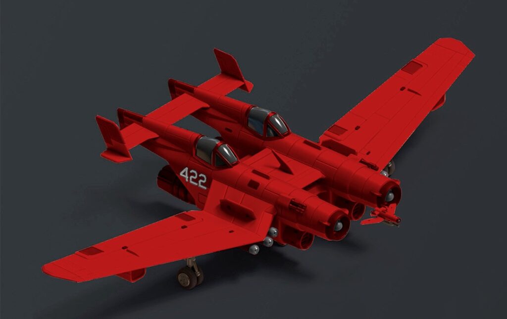 Red Army plastic Kotsov Plane