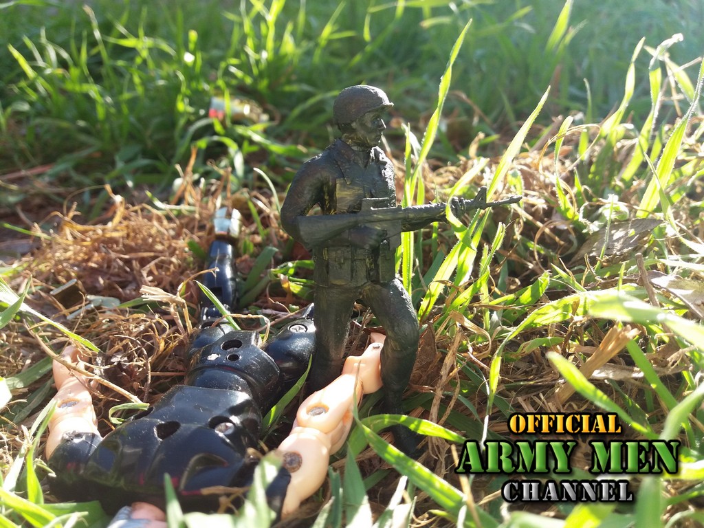 First Real Life Army Men videogame printed 3D model