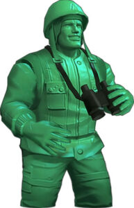 Army Men Strike Bull (Creighton)