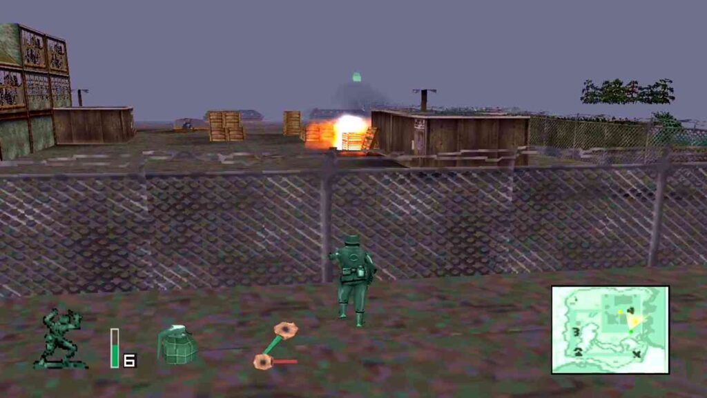 Army Men 3D Grey Weapon Plant