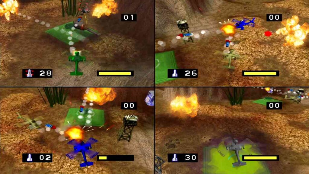 Army Men Air Combat Multiplayer N64