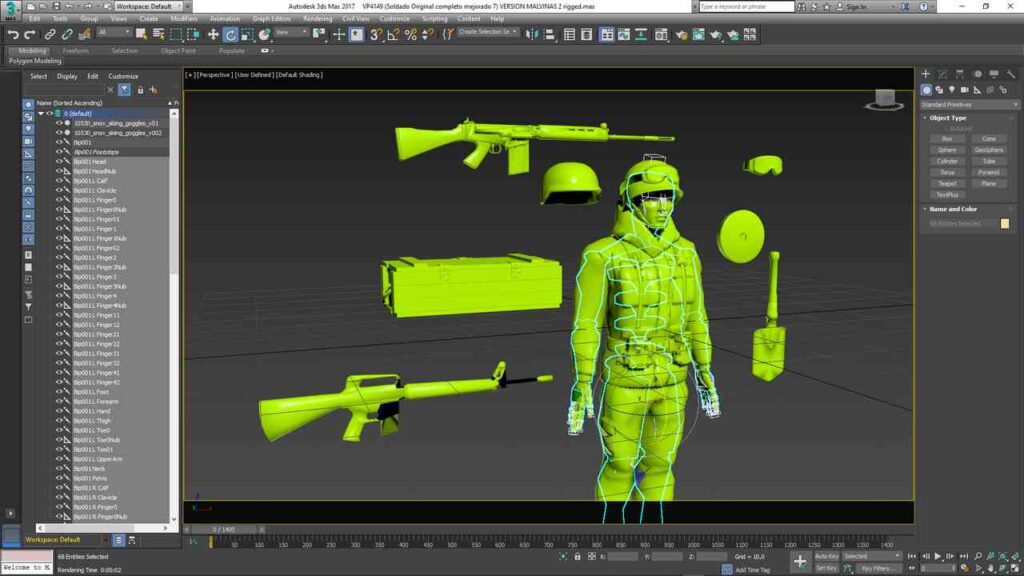 Army Men 3D model Army Men 3D model