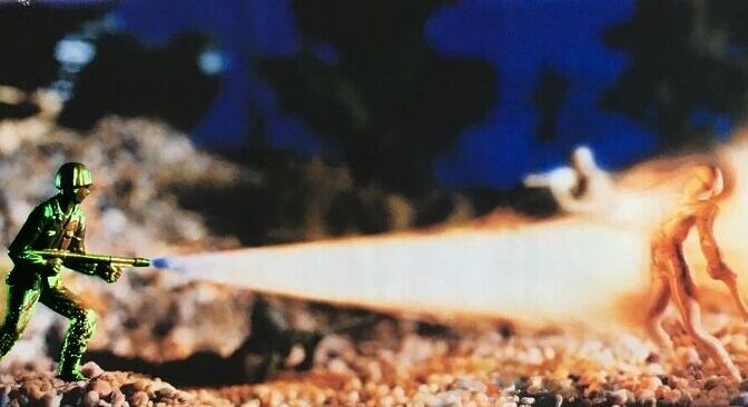 Green Army Men flamethrower