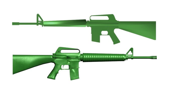 Army Men M16 Assault Rifle