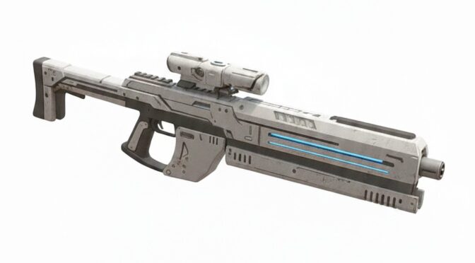 Mobile Space Infantry Laser Pulse Rifle